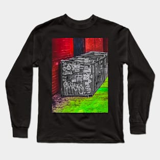 Graffiti Sticker NYC Pop Street Art Long Sleeve T-Shirt